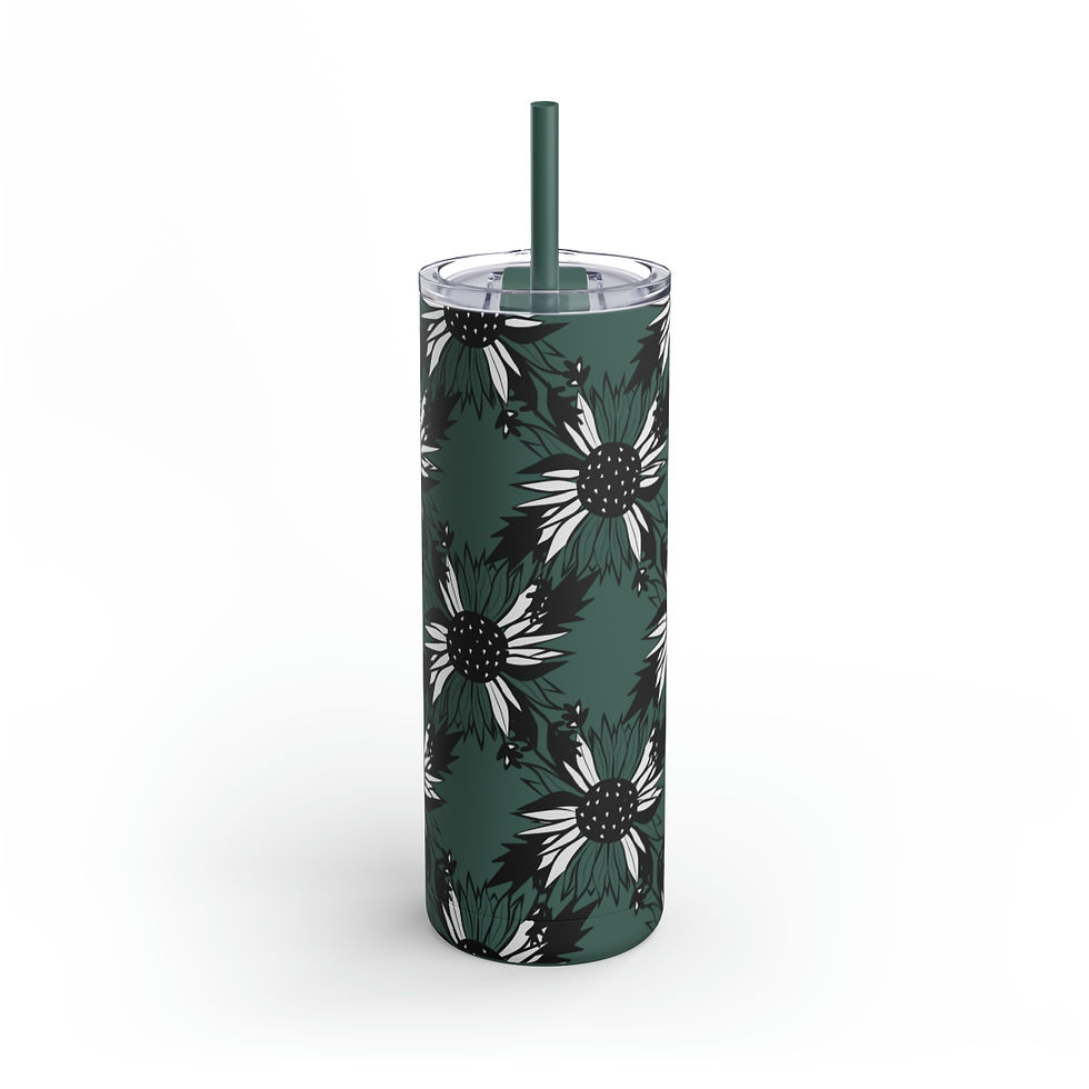 Thumbnail: Sunflower Maars Maker Skinny Matte Tumbler | 20oz