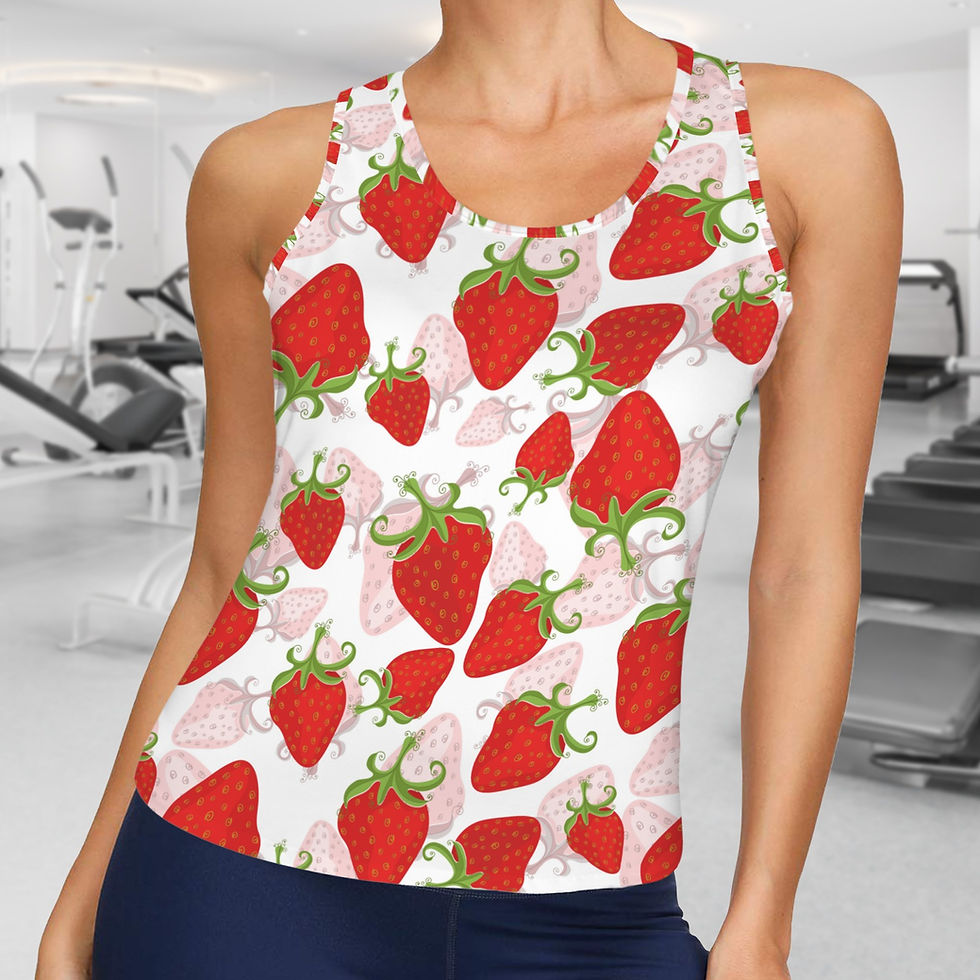 Strawberry Shortcake Backless Tank Top 2