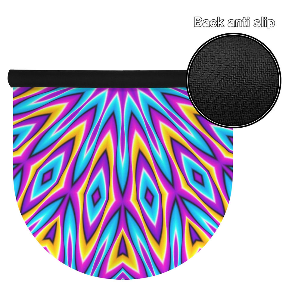 Thumbnail: Trippy Spiral (2) Yoga Mat 5