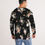 Thumbnail: Black Floral Long Sleeve Tee