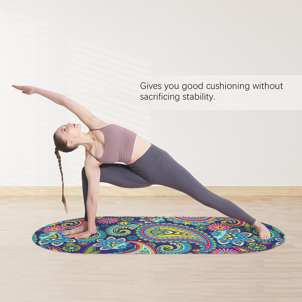 Paisley (1) Yoga Mat 2