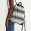 Thumbnail: Triangle Chevron Canvas Drawstring Bag