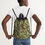 Thumbnail: Military Green Canvas Drawstring Bag