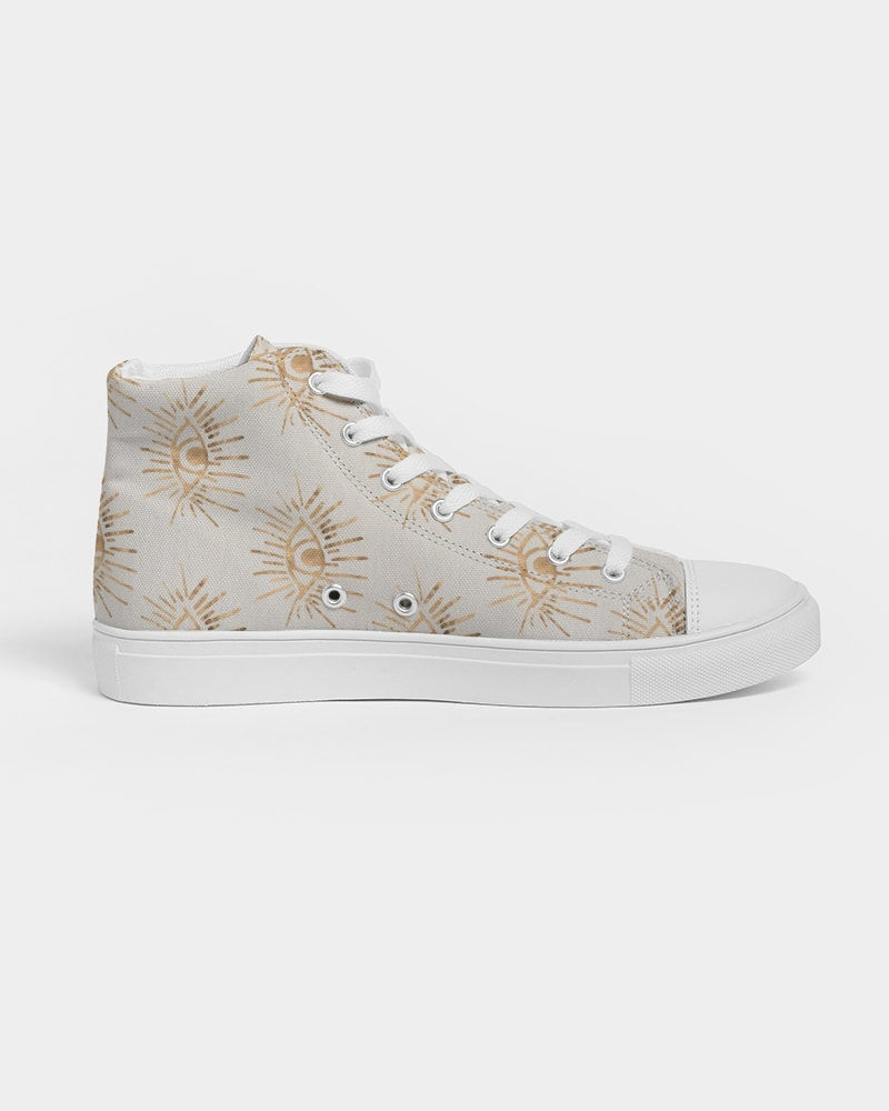 Thumbnail: Golden Eyes Women's High Top Canvas Sneak 6