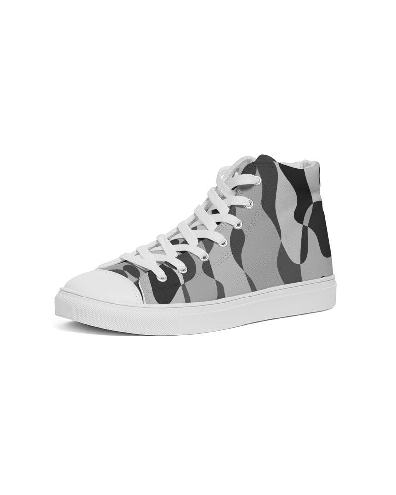 Thumbnail: Black Camo Men's High Top Canvas Sneak 5