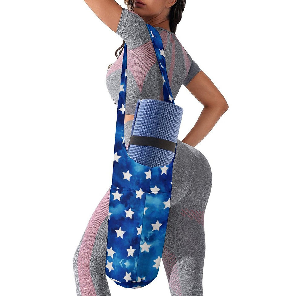 Thumbnail: Watercolor Flag Yoga Mat Bag 7