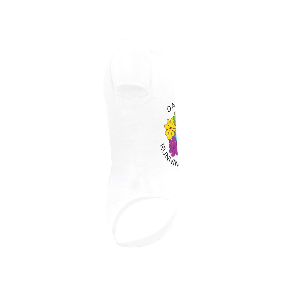 Thumbnail: "Daddy's Running Buddy" Baby Onesie | Flower Power
