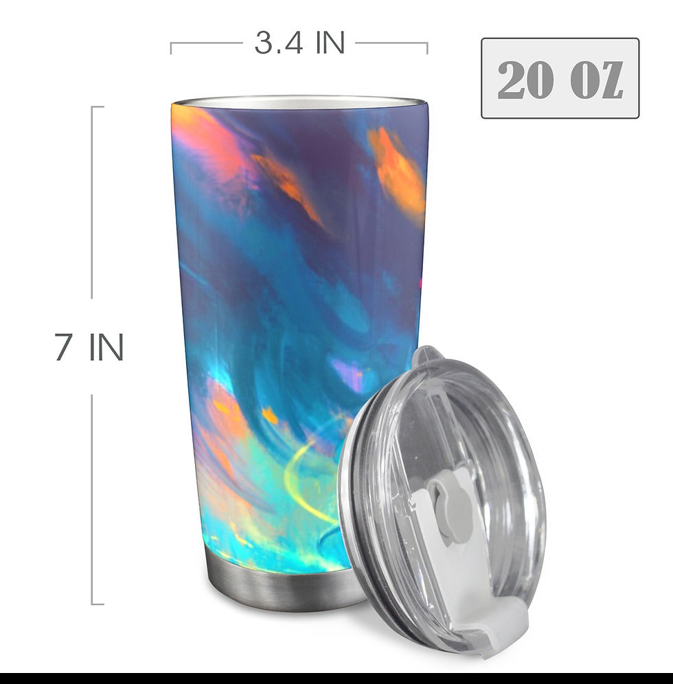 Thumbnail: Skyline Tumbler | Transparent Lid (20oz) 7