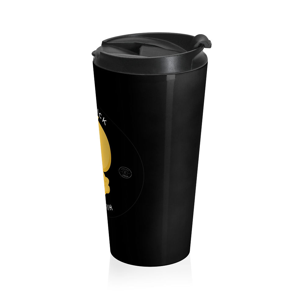 Thumbnail: HIIT Chick Stainless Steel Travel Mug | Black 5
