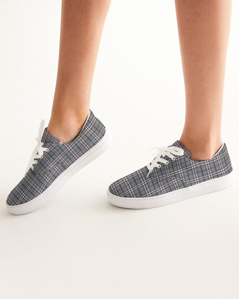 Classical Plaid (1) Women's Lace Up Canvas Shoe 2