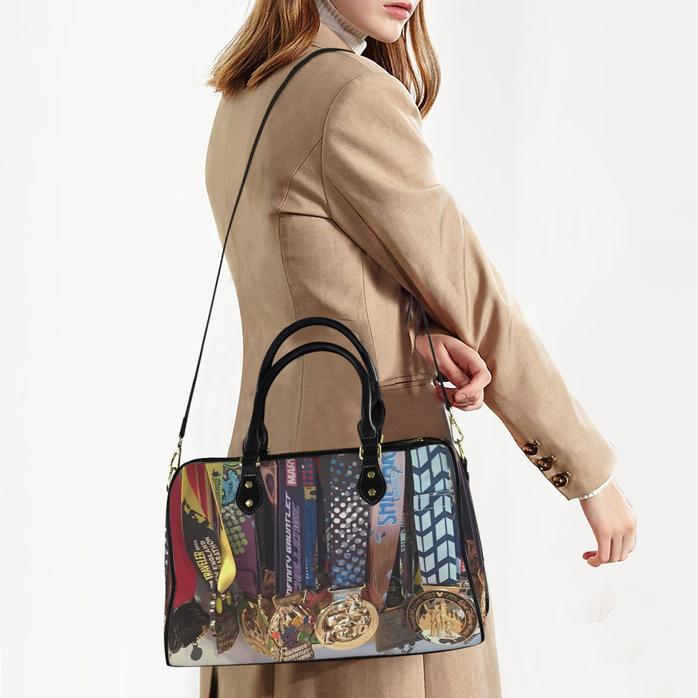 Small Travel Bag | Black | Race Bib Display 2