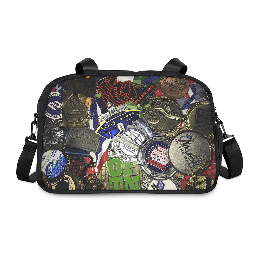 Fitness Handbag | Race Bib Display 1