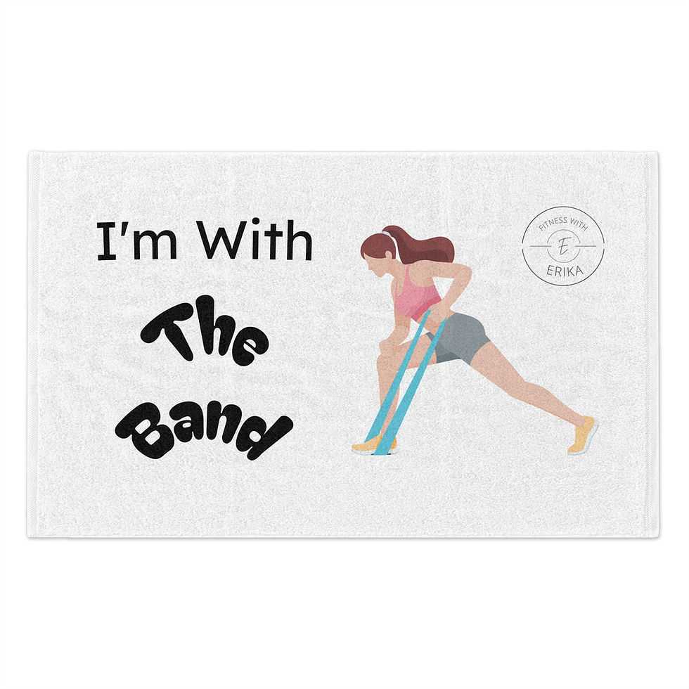 "I'm With The Band" Rally Towel, 11x18 | White 1