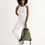 Thumbnail: Military Green Canvas Drawstring Bag