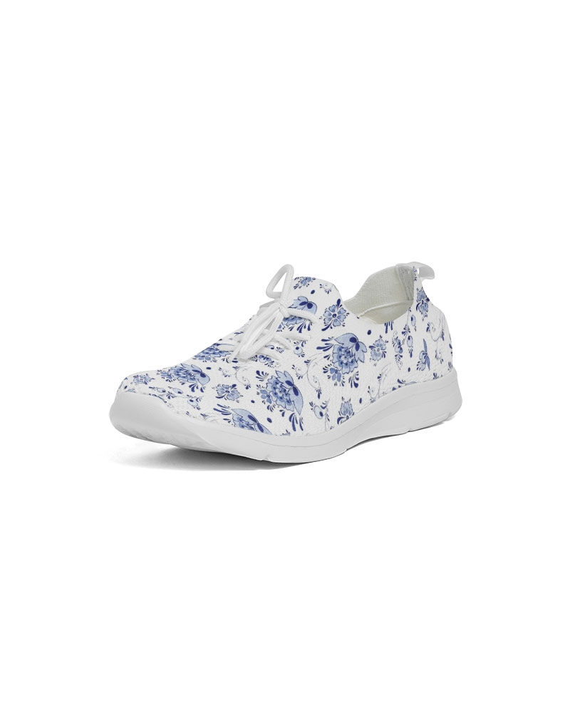 Thumbnail: Watercolor Wallpaper Women's Lace Up Flyknit Shoe 5