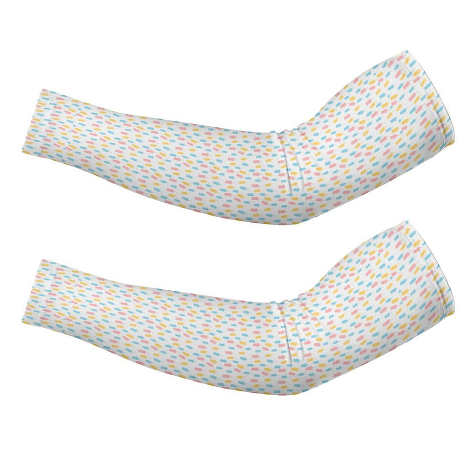 Thumbnail: Summer Popsicle Arm Sleeves With Thumb Loops 5