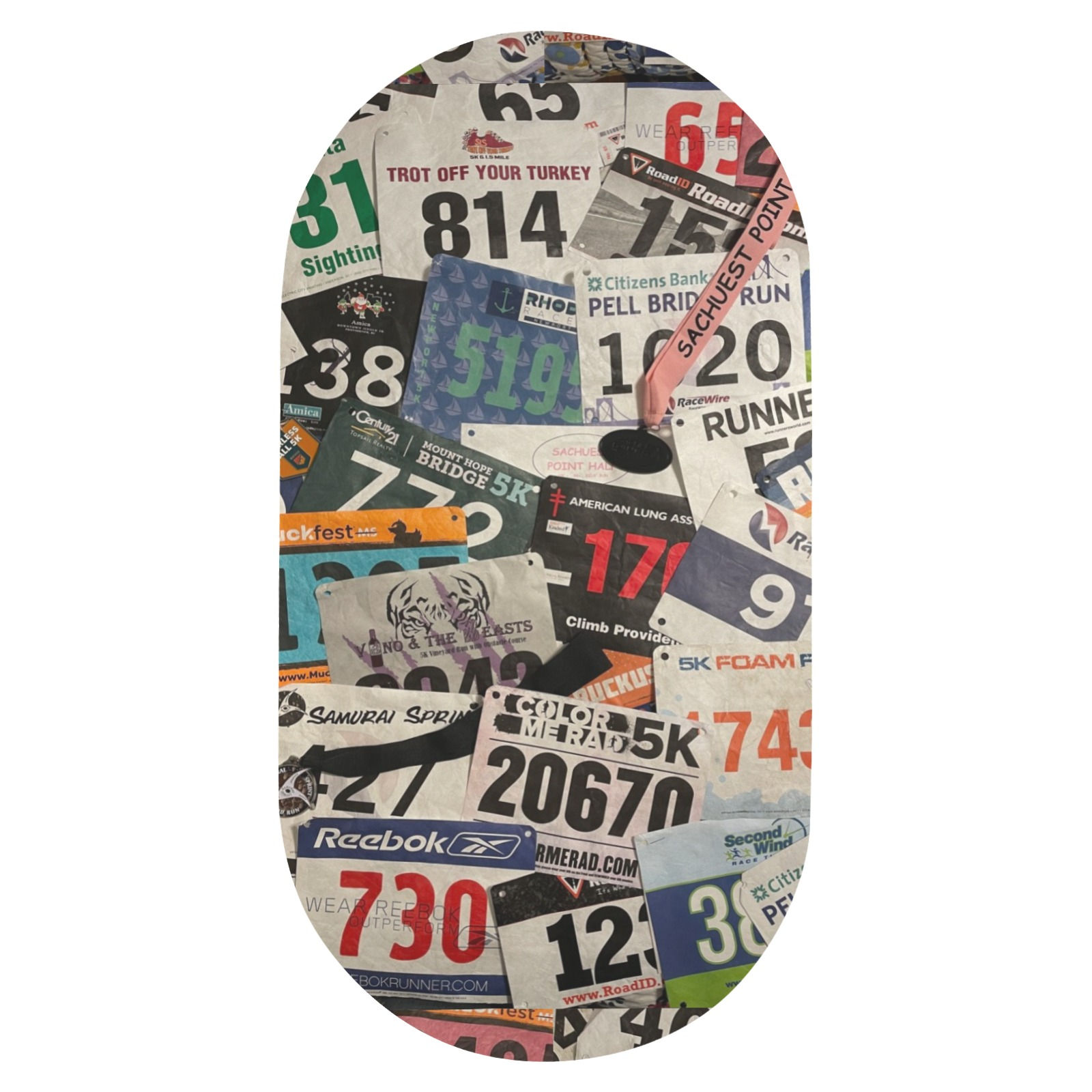 Yoga Mat | Race Bib Display 1