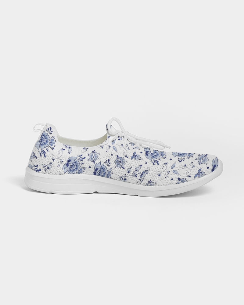 Thumbnail: Watercolor Wallpaper Women's Lace Up Flyknit Shoe 6