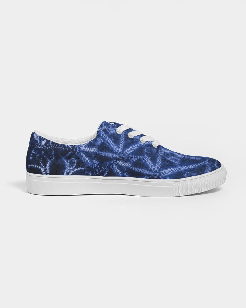 Thumbnail: Ice Flower (2) Women's Lace Up Canvas Shoe 6