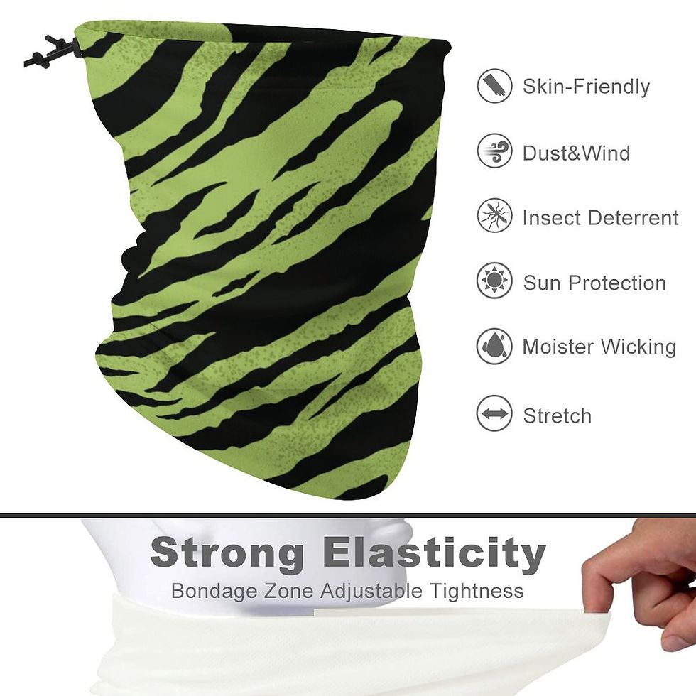 Thumbnail: Green Tiger Multifunctional Bandana 6