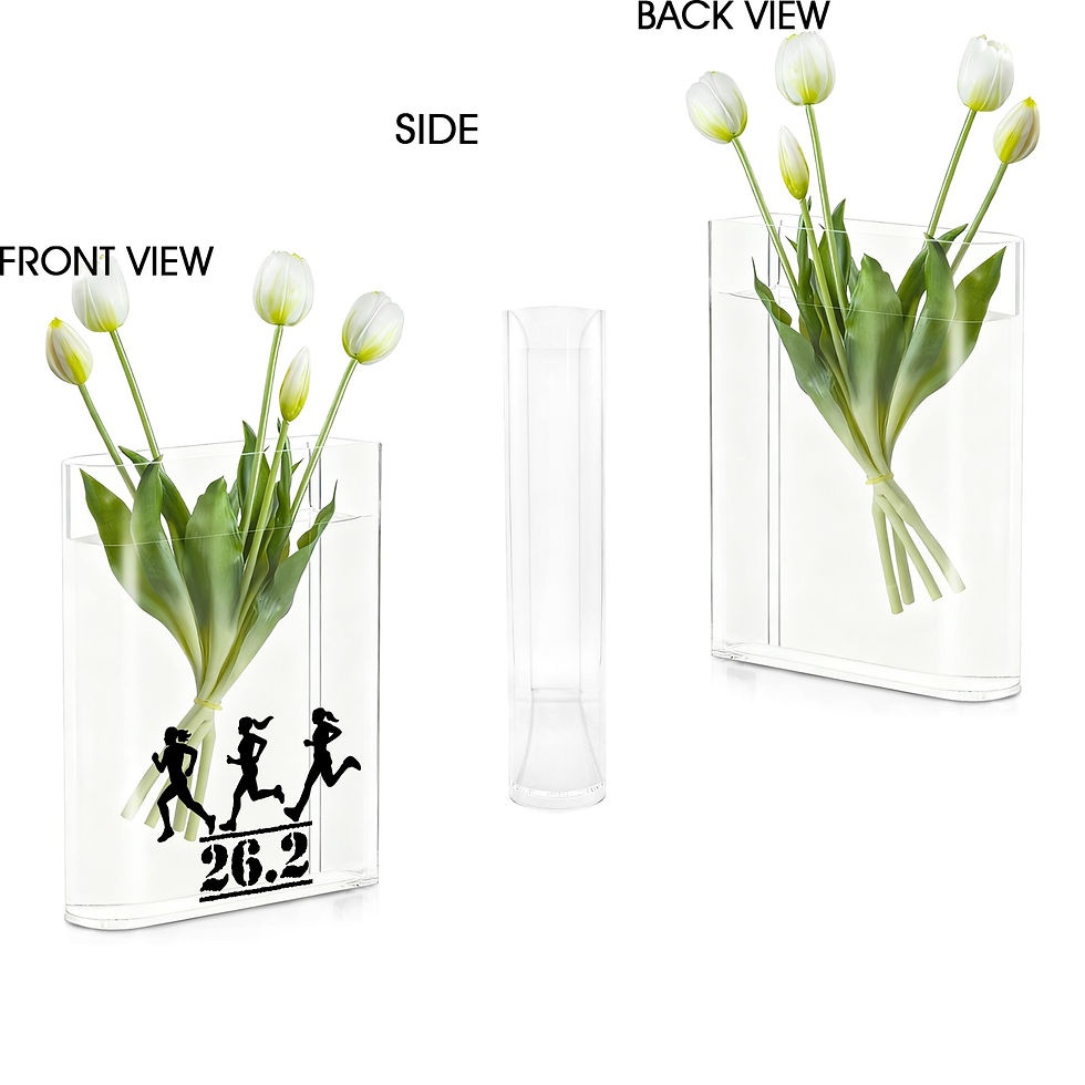 Thumbnail: 26.2 Acrylic Book Shaped Vase 3