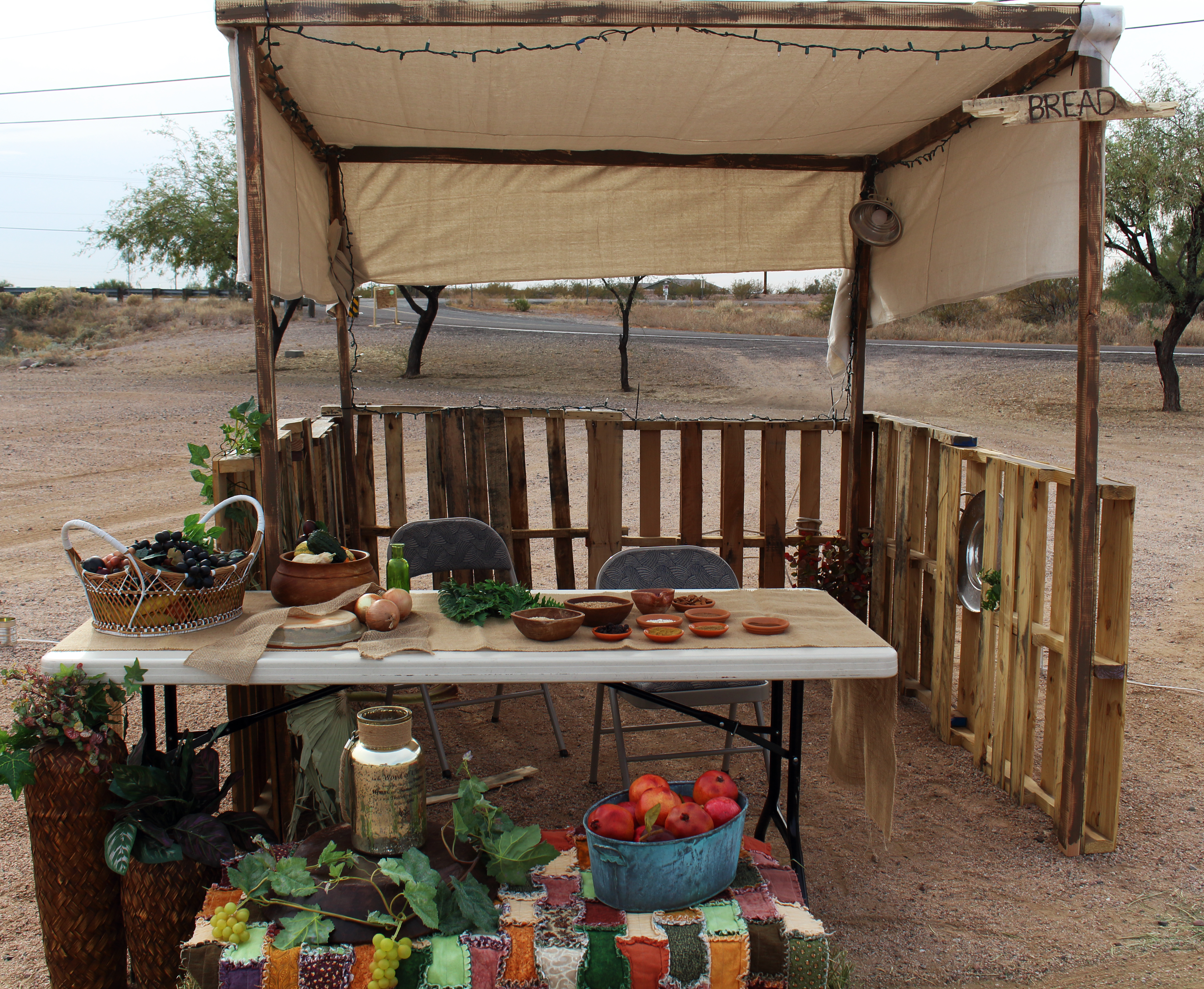 Fruit and bread shop