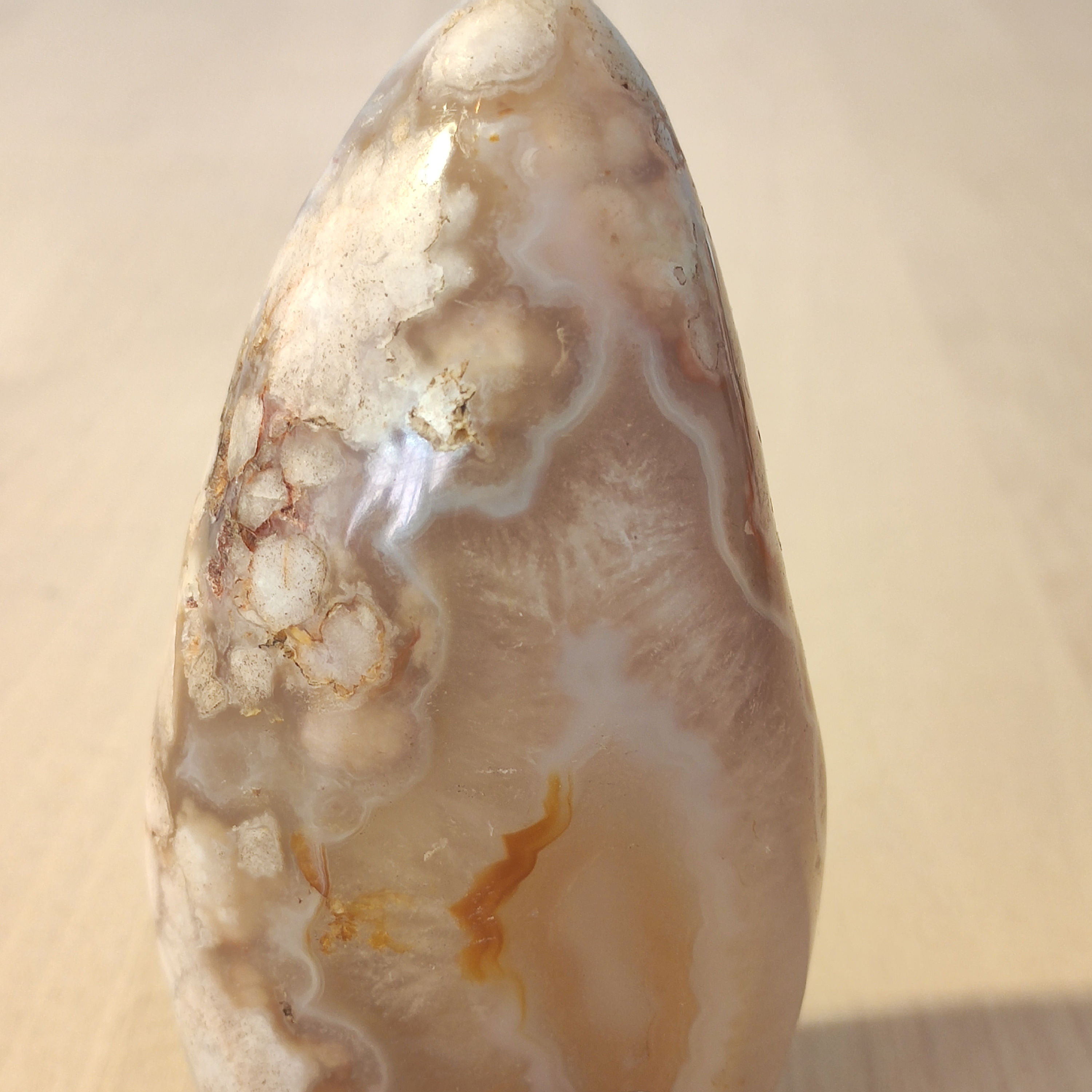 Cherry Blossom Agate freeform tower 107
