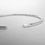 Thumbnail: Silver torc bangle