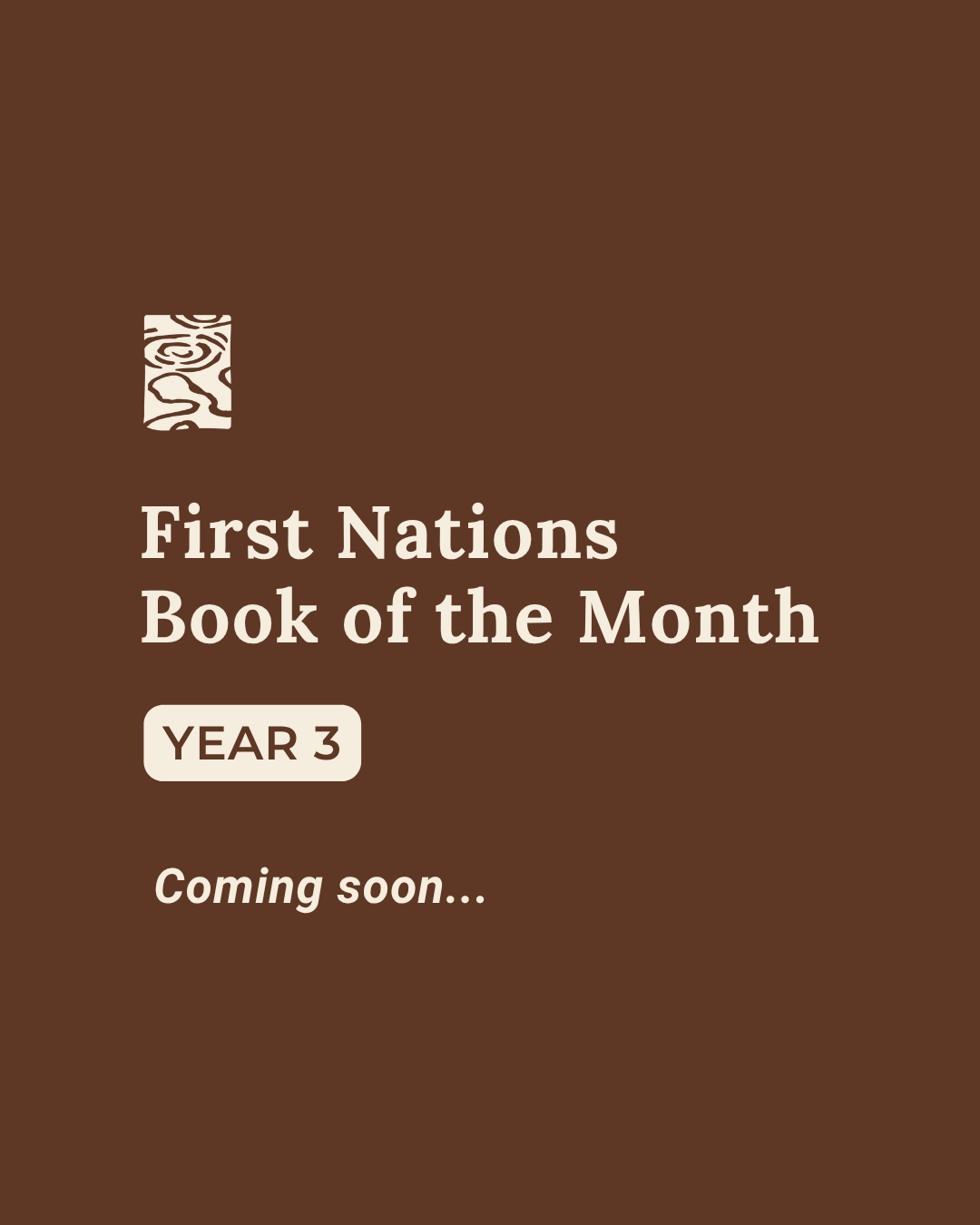 First Nations Book of the Month - Year 3