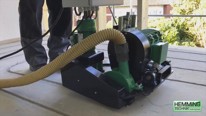 Fußbodenheizung selber Fräsen Maschinenvermietung Humpert