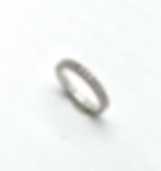 18 Karat White Gold Diamond Band
