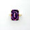 Thumbnail: 14 Karat Yellow Gold Amethyst Ring