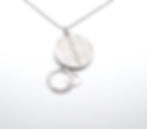 Sterling Silver Echo Medallion Necklace