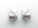 18 karat white gold diamond earrings