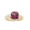 Thumbnail: 14 karat yellow gold rhodolite garnet ring