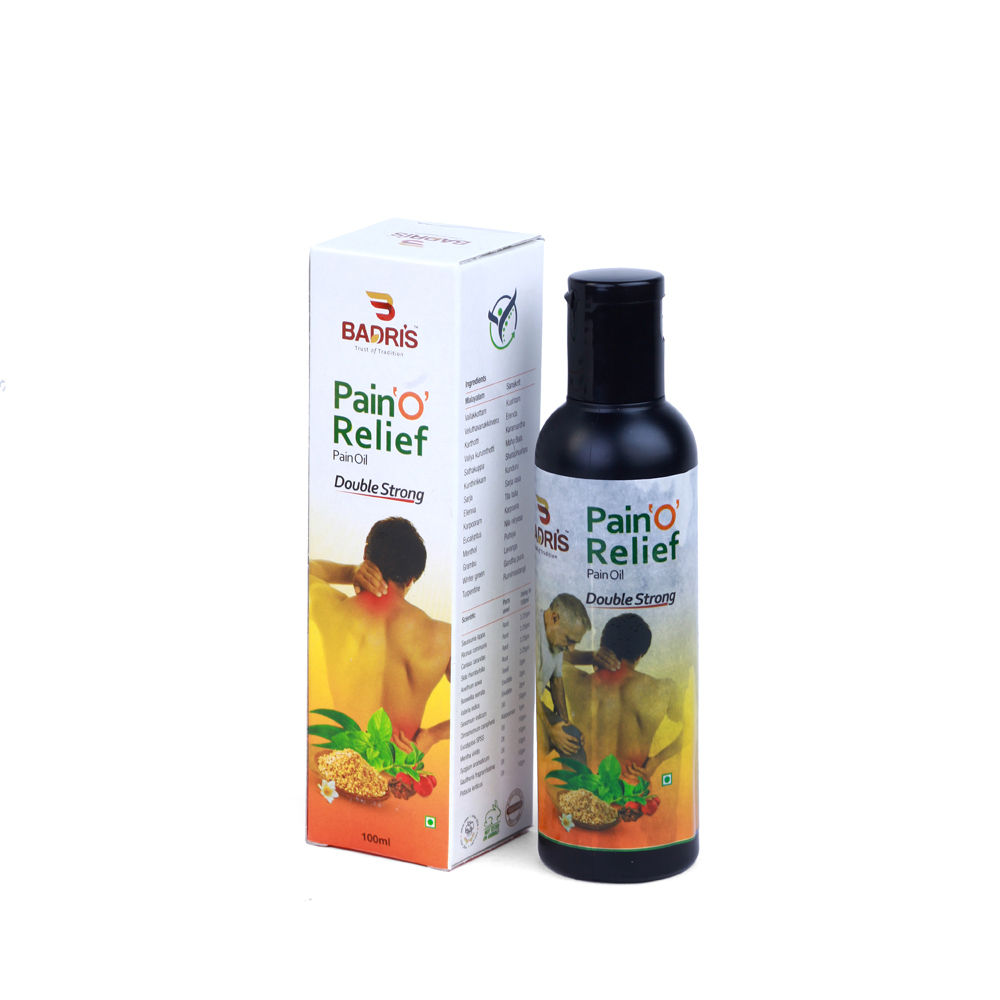 BADRI’S PAIN 'O' RELIEF OIL – DOUBLE STRONG 100ml