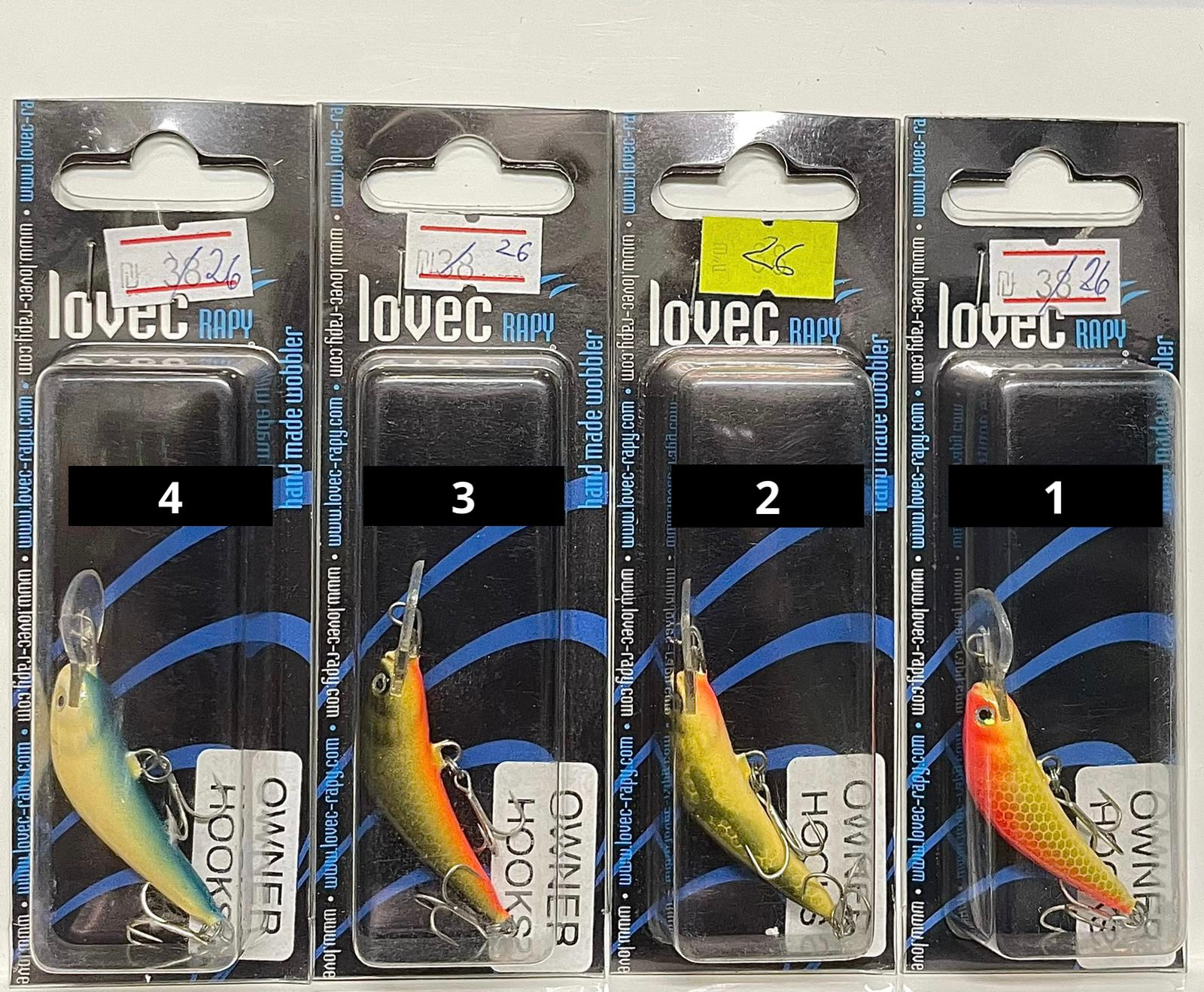   lovec RAPY 4cm 3g דמוי