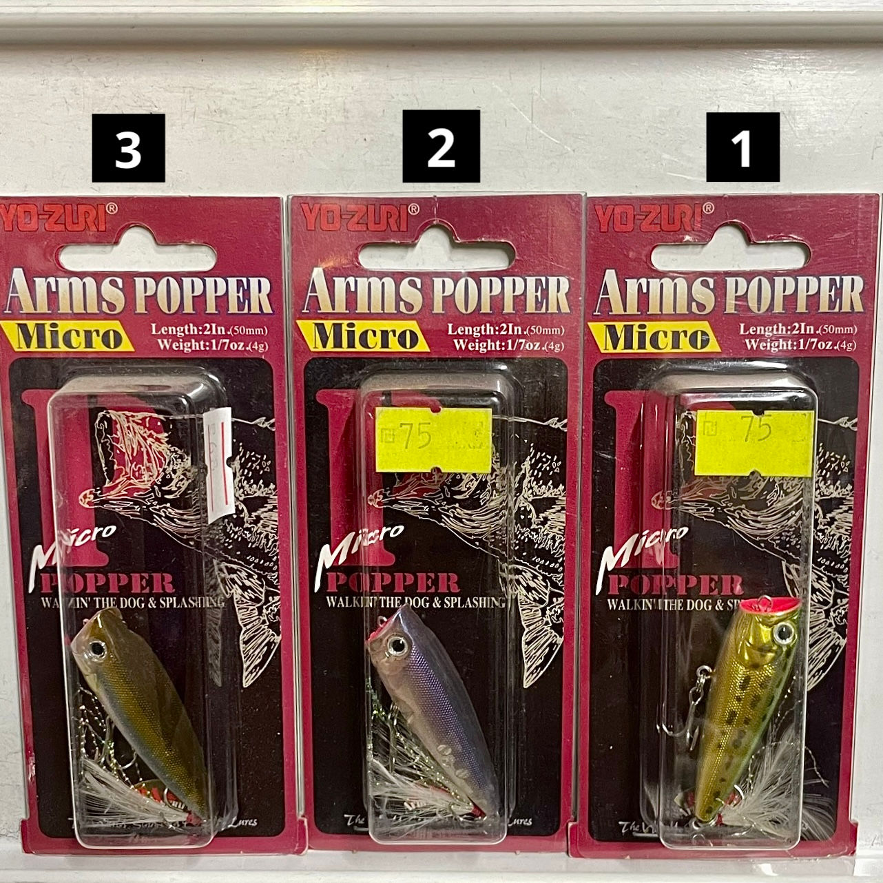 דמוי YOZURI ARMS POPPER Micro 5cm 4g