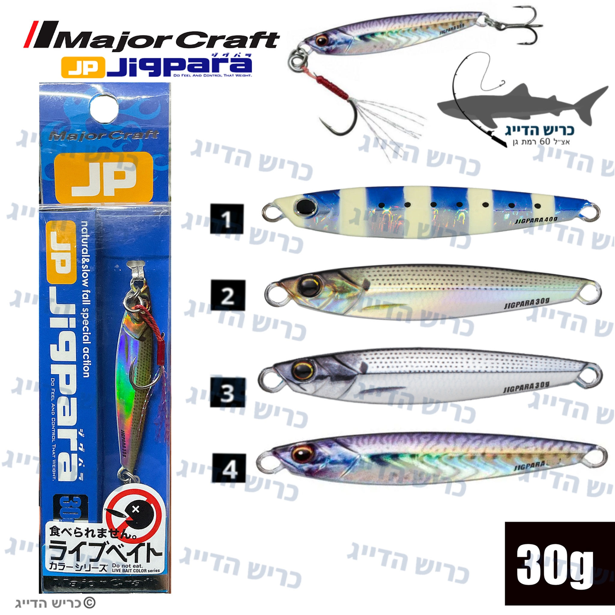 MAJOR CRAFT Jigpara 30g jig