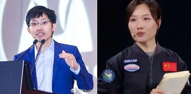 左圖為深度求索創始人梁文鋒。(取材自微博)右圖為杜夢然。(取材自微博)