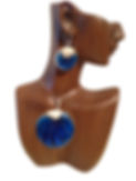 LL Blue round Nautilus Pendant Earrings.JPG