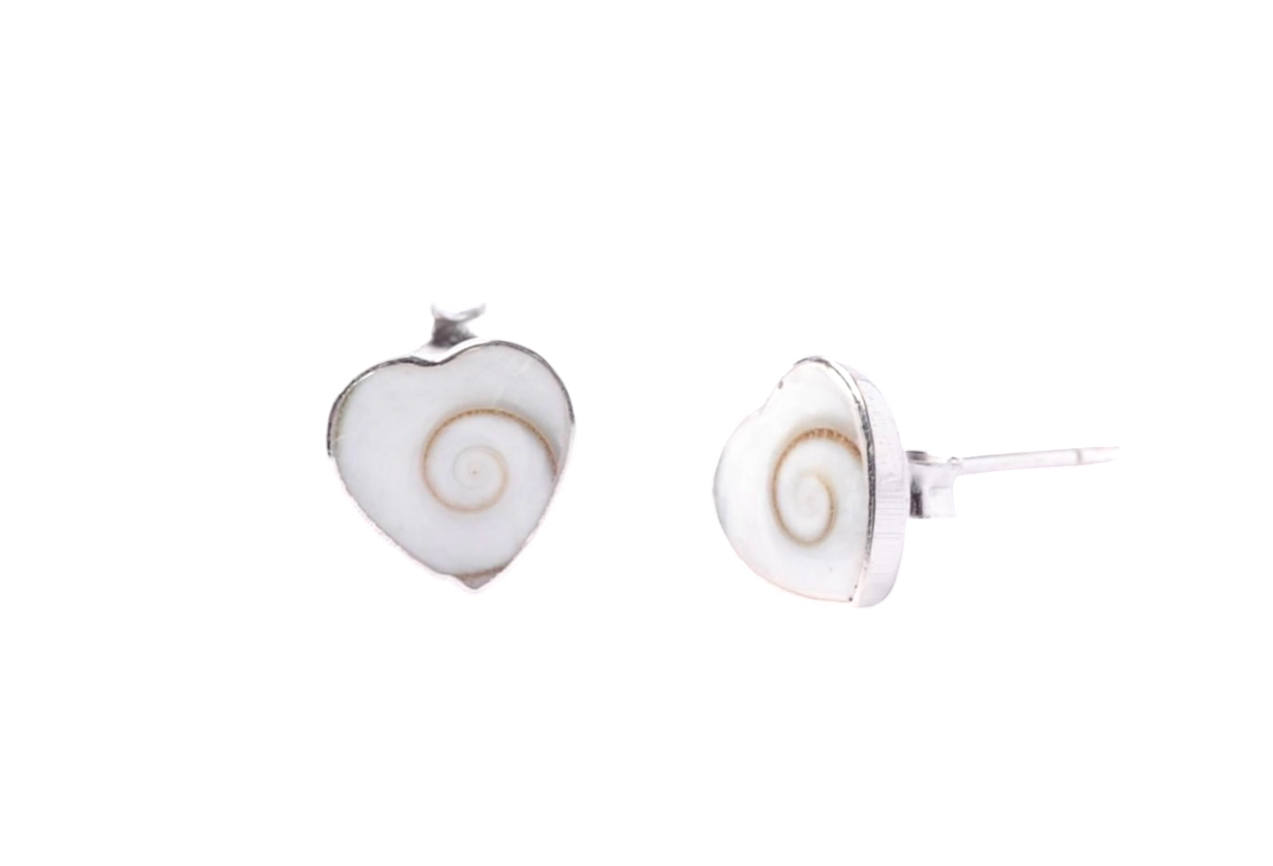 Shiva Eye Heart Stud Earrings