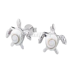 Shiva Eye Turtle Stud Earrings