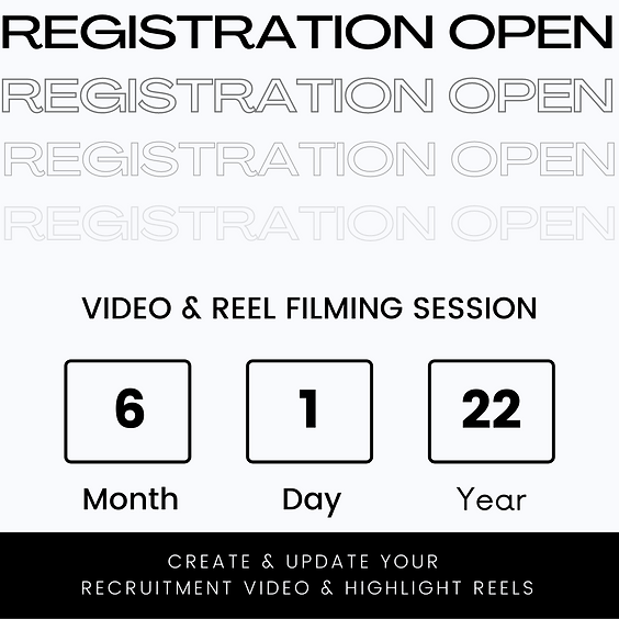 2022 FILMING SESSIONS (6/1/22)