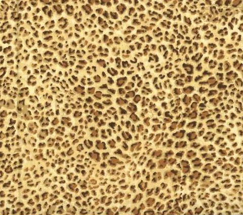 Safari Chic Light Brown and Tan Leopard Animal Print Fabric