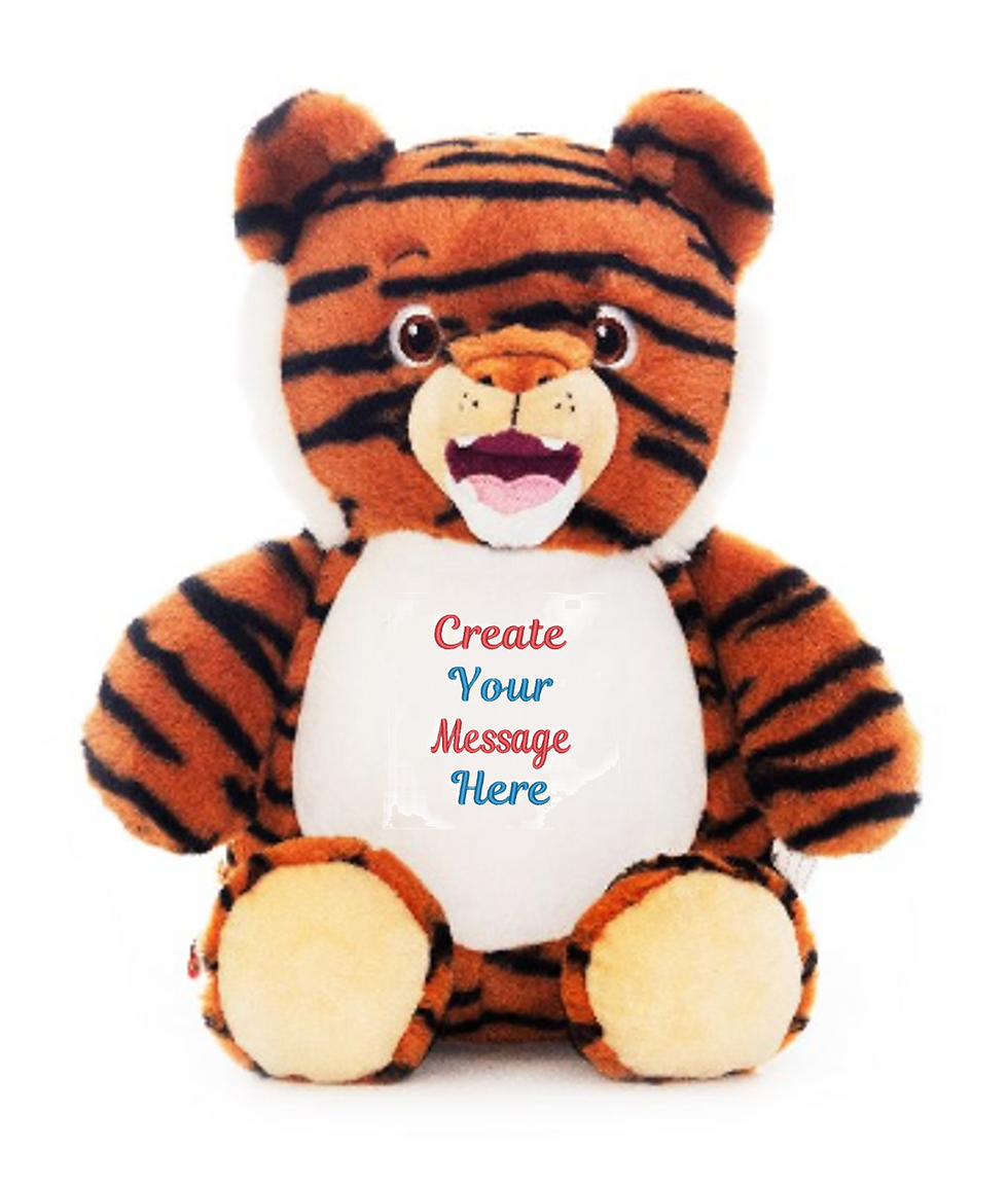 Thumbnail: Tiger Stuffed Animal Text