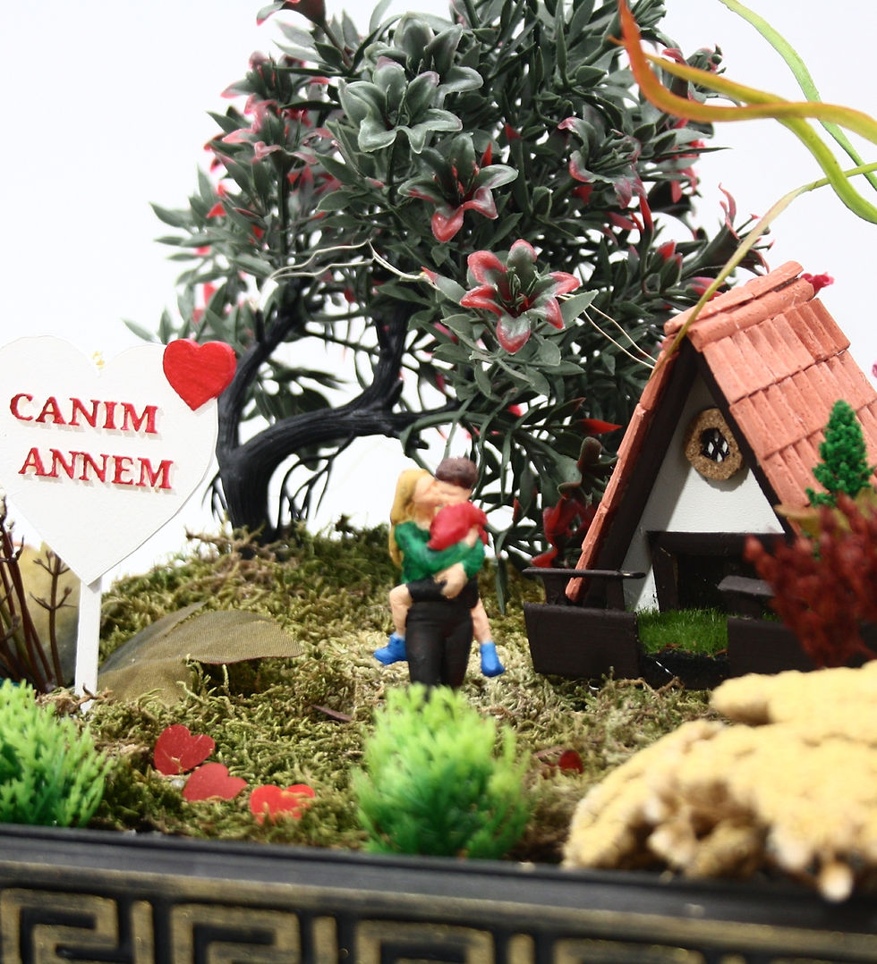 Küçük resim: Anneler Gününe Özel Ahşap Teraryum-2