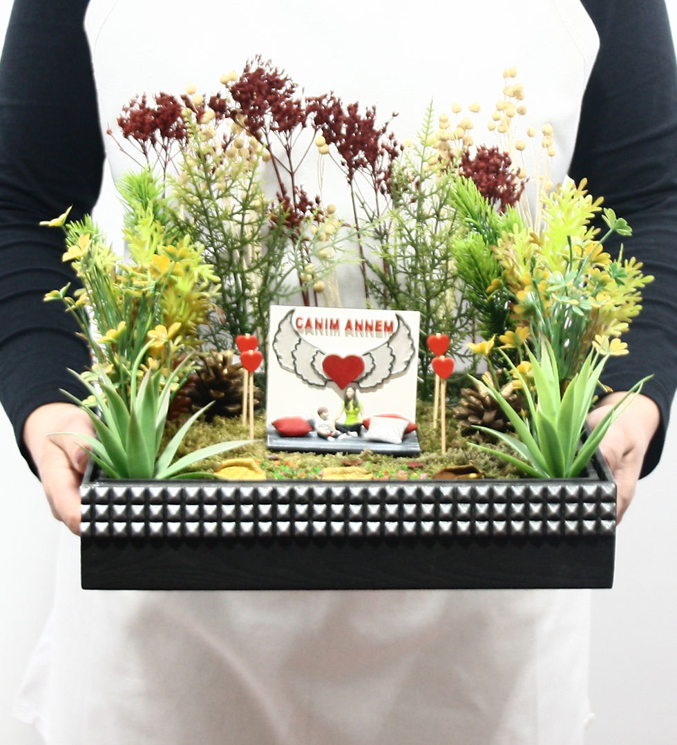 Küçük resim: Anneler Günü Ahşap Teraryum