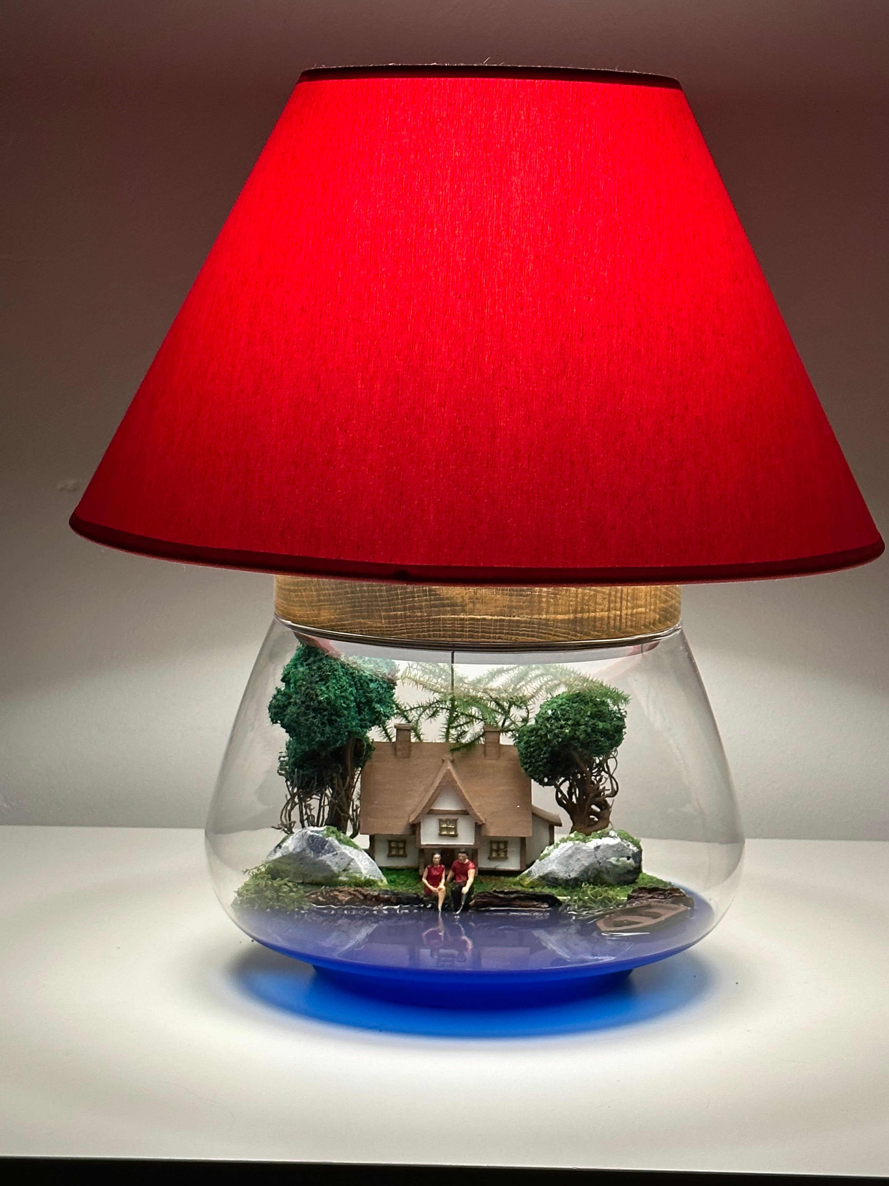 Dağ Evi -2 Abajur Teraryum