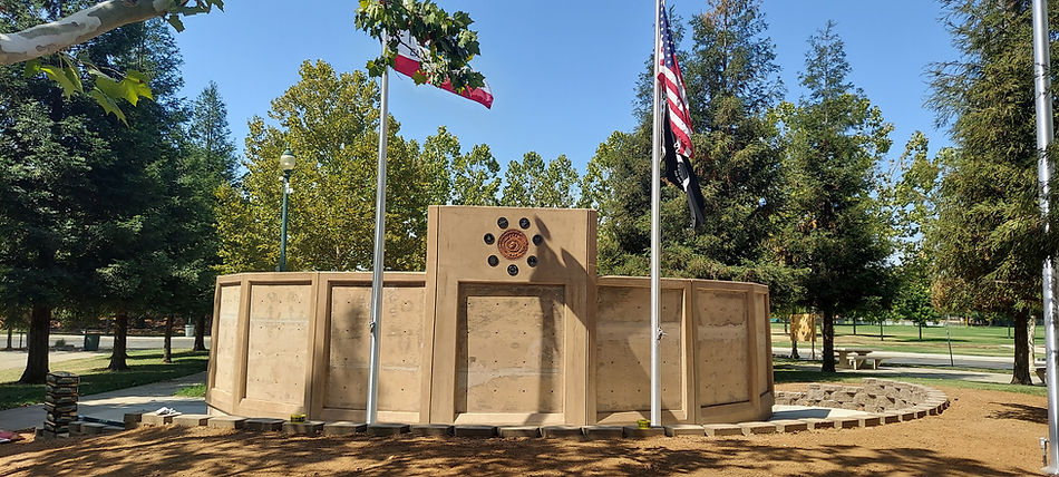 Placer County Veterans Monument East Side